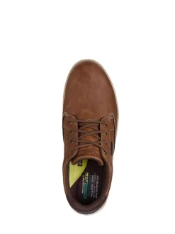Bruin - Skechers Garlan herenschoenen