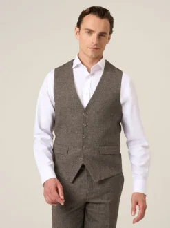Bruin - Skopes Jude maatsnit getailleerd vest