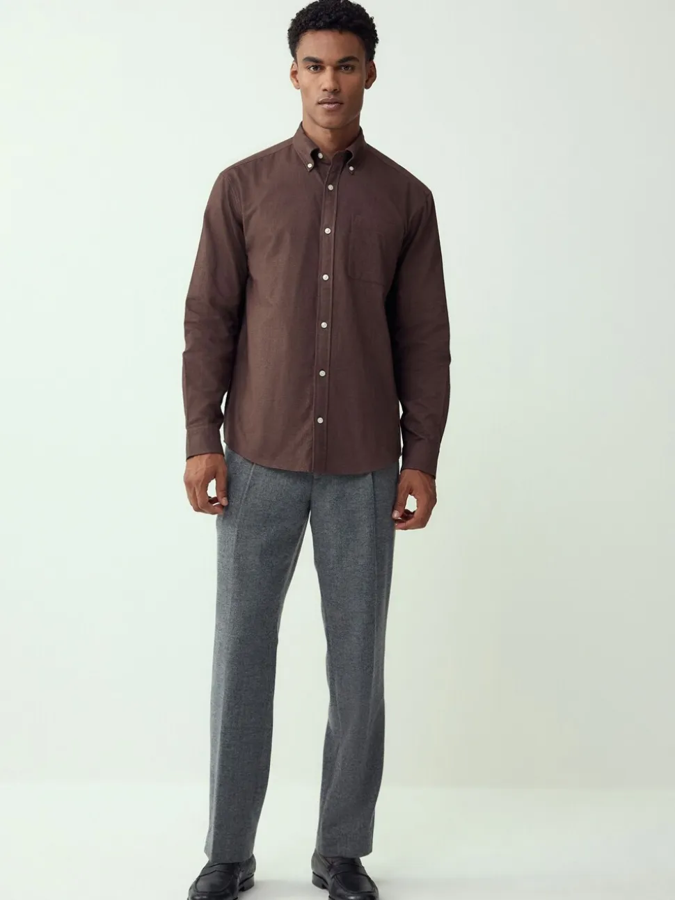 Bruin - Soft Touch Oxford Long Sleeve Shirt