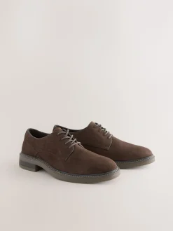 Bruin - Suedette Derby schoenen