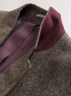 Bruin - Tailored Fit Signature Abraham Moon 100% British Wool Donegal Suit Jacket