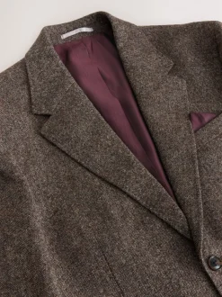 Bruin - Tailored Fit Signature Abraham Moon 100% British Wool Donegal Suit Jacket