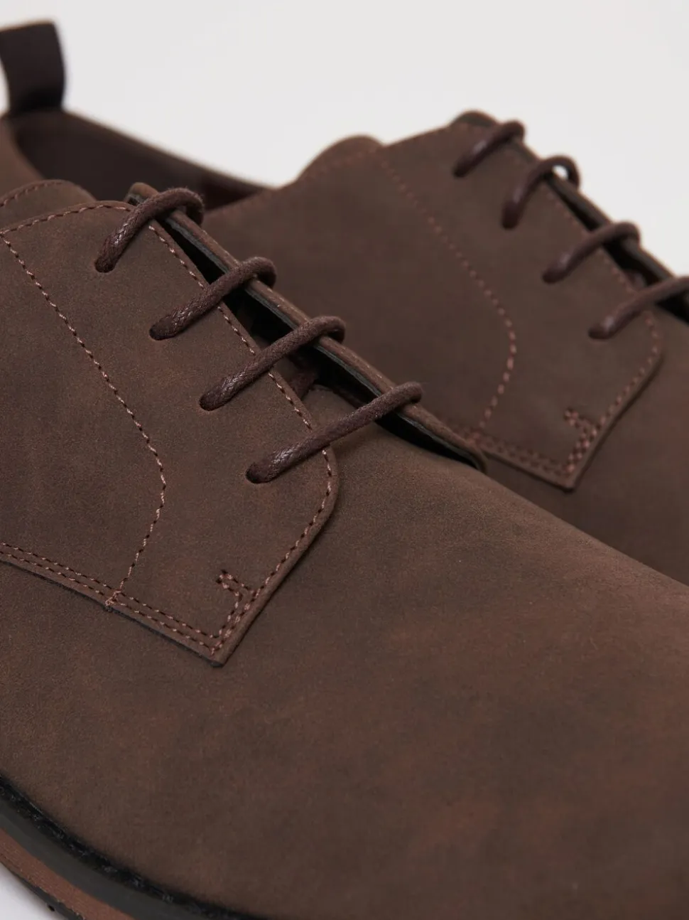 Bruin - Threadbare Faux Suede Derby Shoes