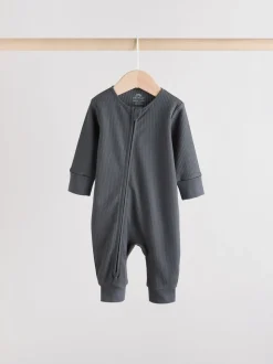 Bruin - Two Way Zip Baby Footless Sleepsuits 3 Pack (0mths-3yrs)