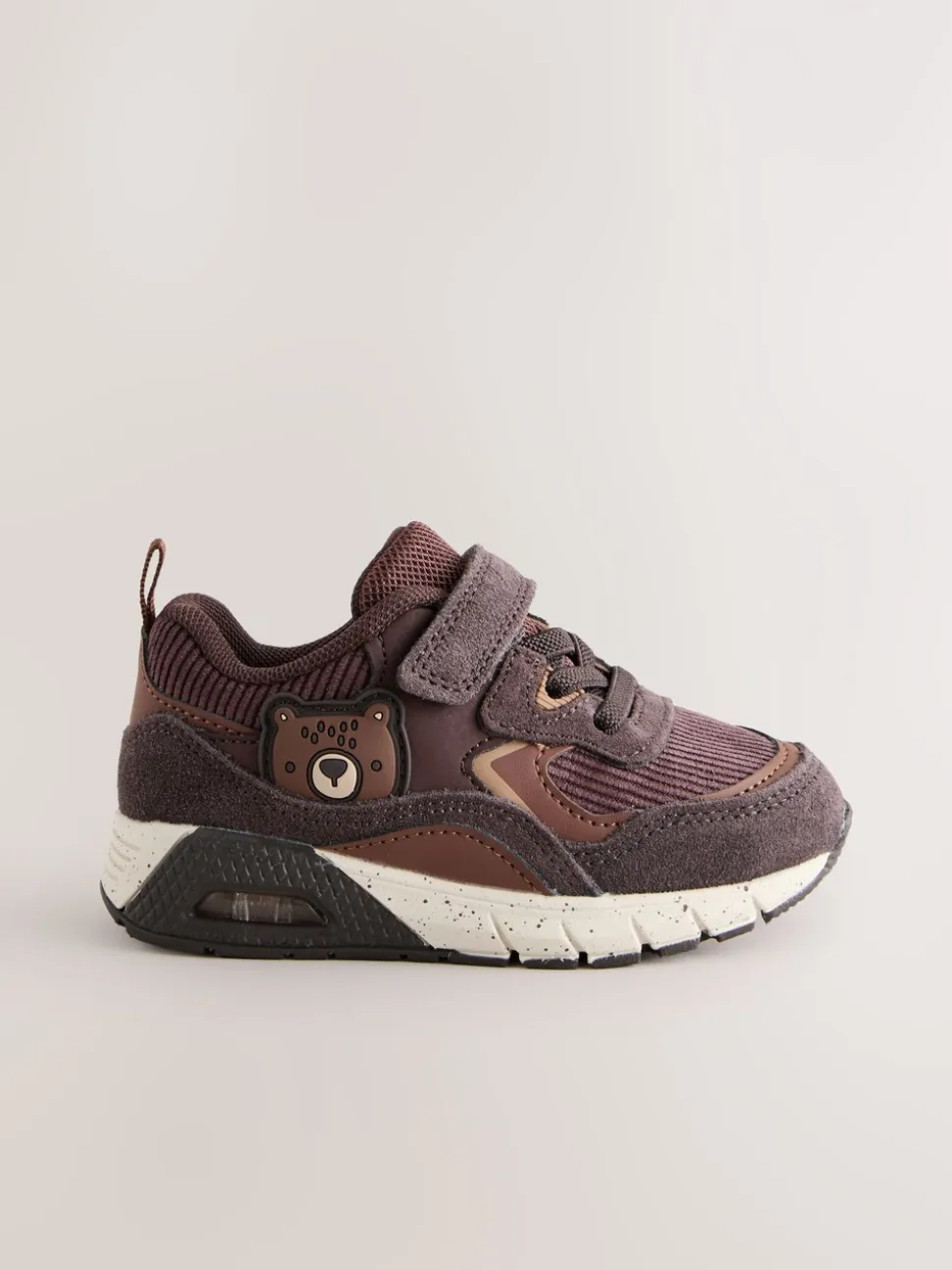 Bruin met beer - Elastische sportschoenen