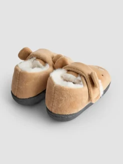 Bruin met beer - JoJo Maman Bébé Slipper Shoe