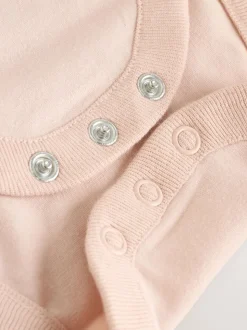 Bruine Kers - Gewatteerde bretelbroek en Bodysuit baby set met 2 Pieces (0mnd -3jr)