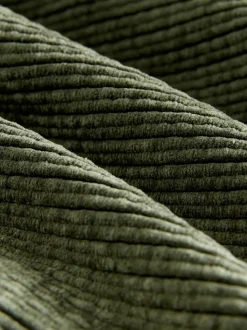 Bruin/khaki - Wide Leg Soft Cord Trousers 2 Pack