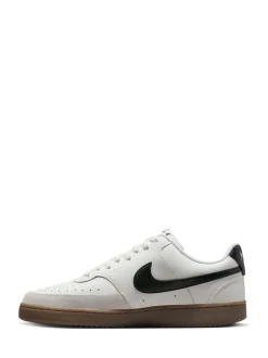 Bruin/wit - Nike Court Vision lage sneakers