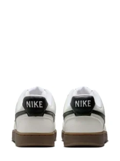 Bruin/wit - Nike Court Vision lage sneakers