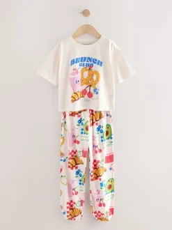 Brunch Club - Verpakking van 3 pyjama's met joggingbroek (3 - 16 jr)
