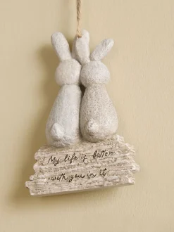Bunnies Life Is Better Hanging Decoration