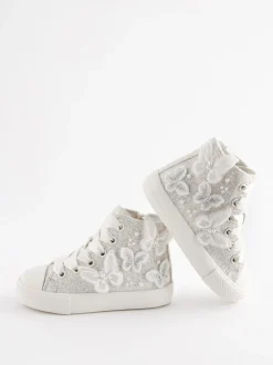 Butterfly Glitter - Hoge sneakers
