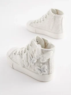 Butterfly Glitter - Hoge sneakers