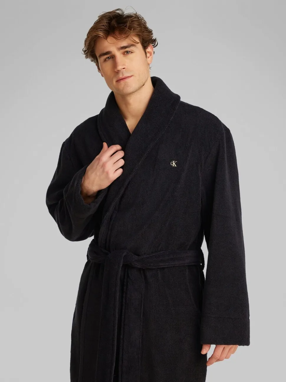 Calvin Klein 100% Cotton Terry Robe