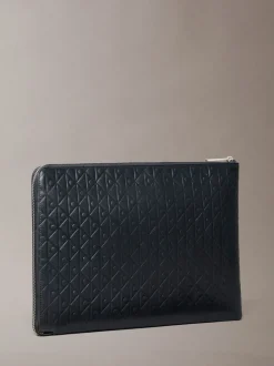 Calvin Klein Emblem Embossed Tote Wallet