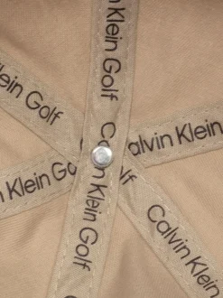 Calvin Klein Golf 100% Cotton Twill Brown Caps