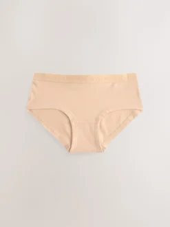Caramel-nude - Verpakking van 5 hipsteronderbroeken (5-16 jr)