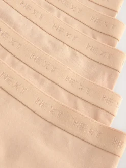 Caramel-nude - Verpakking van 5 hipsteronderbroeken (5-16 jr)