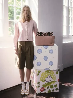 Cath Kidston - Boxy corduroy draagtas