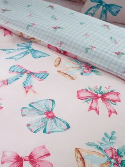 Catherine Lansfield - Dekbedovertrekset Christmas Bows And Bells