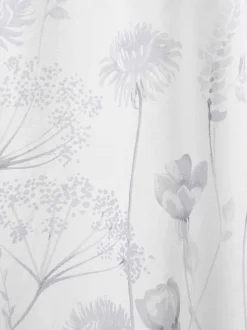 Catherine Lansfield - Doorzichtige sluiergordijnen met lieflijke weidebloemenprint en bovenaan een insteeksleuf
