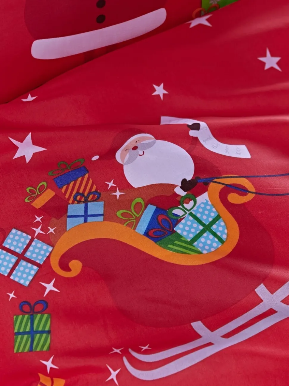 Catherine Lansfield - Santa's Christmas Presents - Set van dekbedovertrek en kussensloop