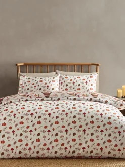 Catherine Lansfield Autumn Woodland Gonks Non-Iron Duvet Cover Set