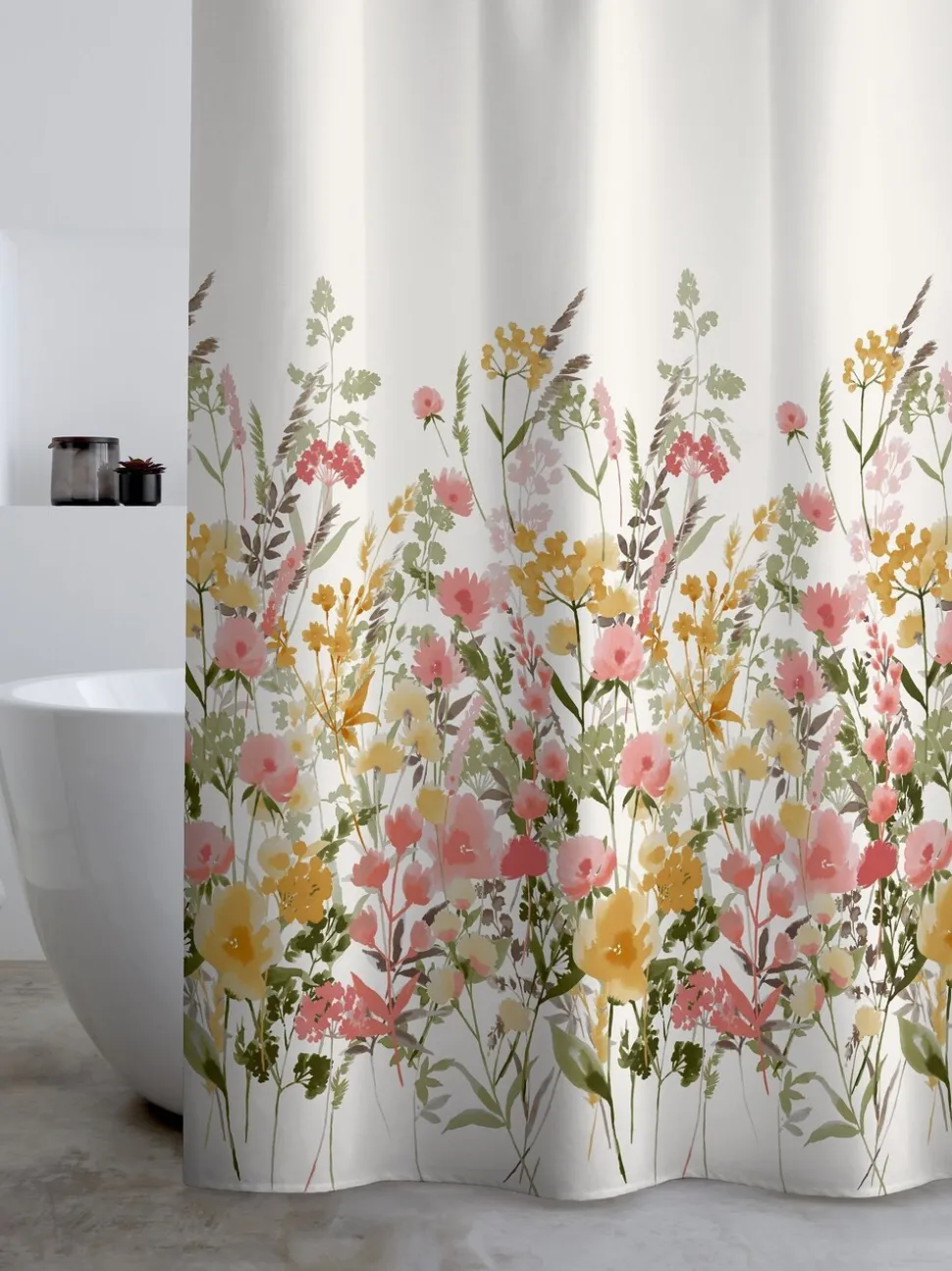 Catherine Lansfield Countryside Floral Shower Curtain