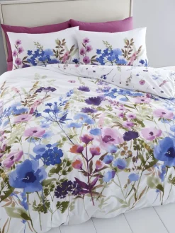 Catherine Lansfield Countryside Floral Reversible Duvet Cover Set
