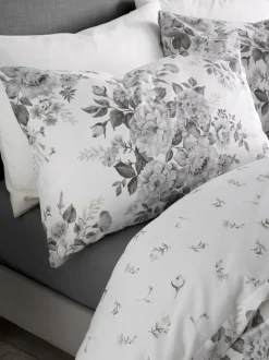 Catherine Lansfield Elinda omkeerbare dekbedovertrekset met bloemenprint