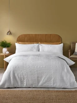 Catherine Lansfield Folkstone Geo Duvet Cover Set