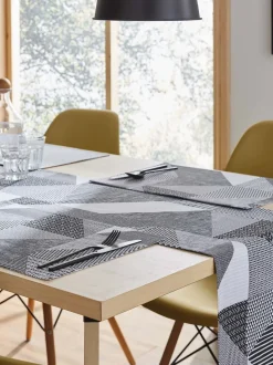 Catherine Lansfield Larsson set van 2 afwasbare placemats van 100 katoen