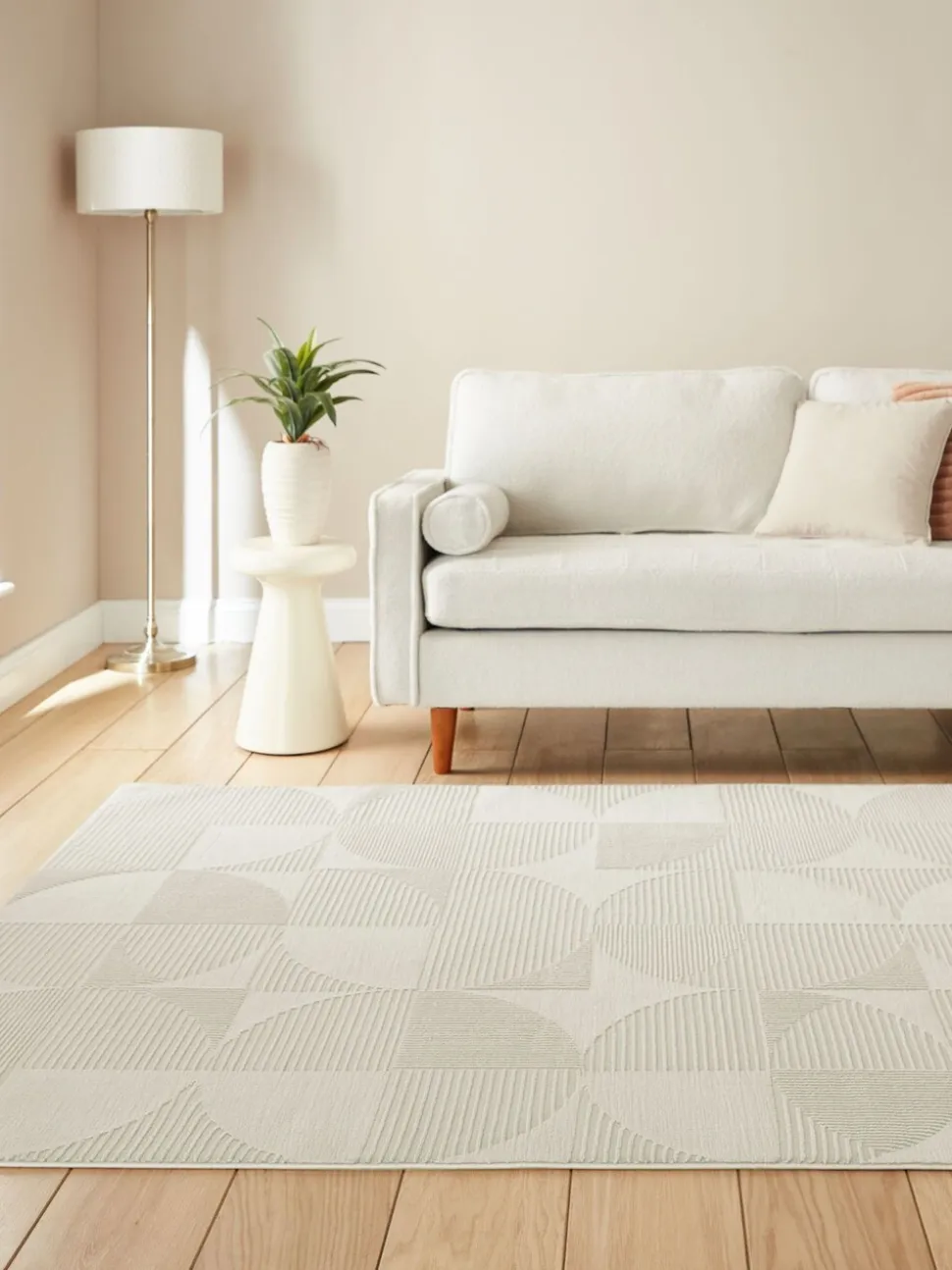 Catherine Lansfield Retro Circles Washable Rug