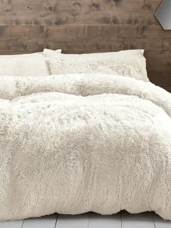 Catherine Lansfield So Soft Cuddly Deep Pile dekbedovertrek en kussensloopset