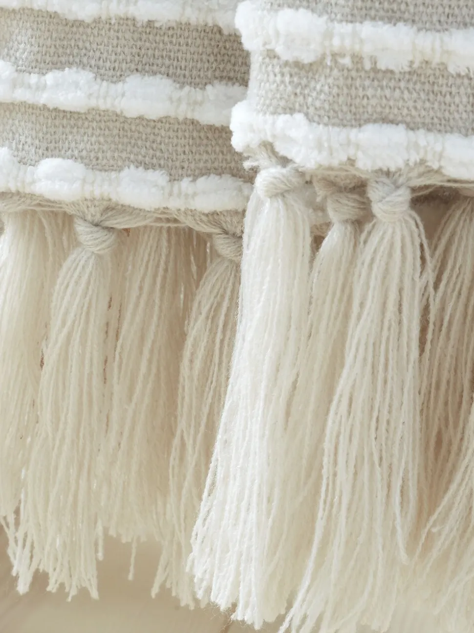 Catherine Lansfield Stab Stitch Throw