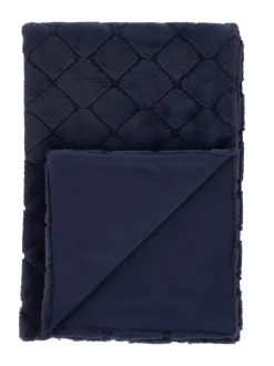 Catherine Lansfield Teddy behaaglijke en zachte geruite bedloper van fleece