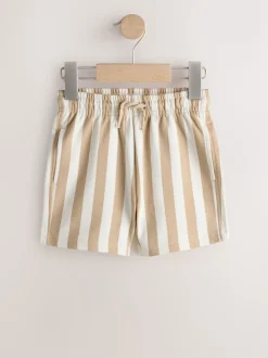 Cement/Ecru Stripe - Jersey short (3 mnd-7 jr)