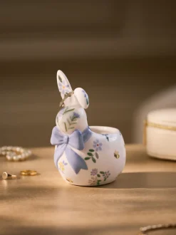 Ceramic Bunny Ring Holder