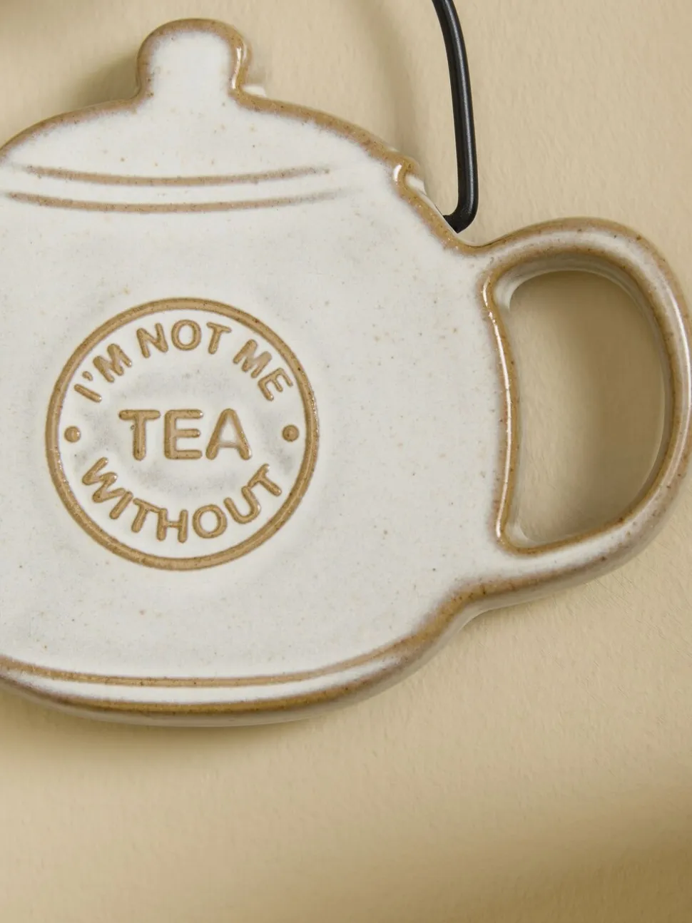 Ceramic Not Me Without Tea Hanging Decoration