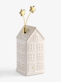 Ceramic Winter House Ornament