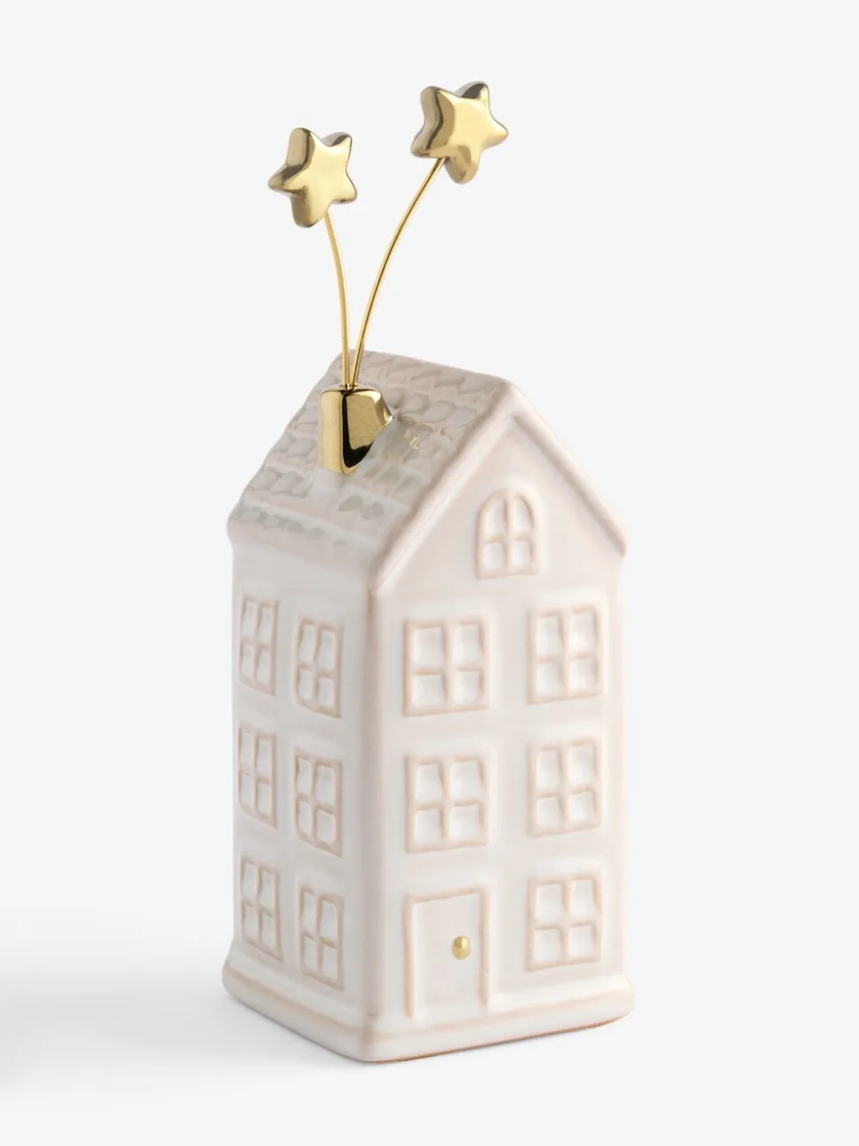 Ceramic Winter House Ornament