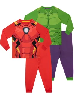 Character Avengers Iron Man and Hulk Pyjamas 2 Pack
