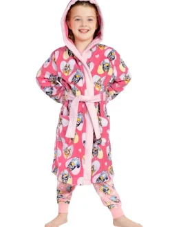 Character Bluey And Bingo Hearts Dressing Gown