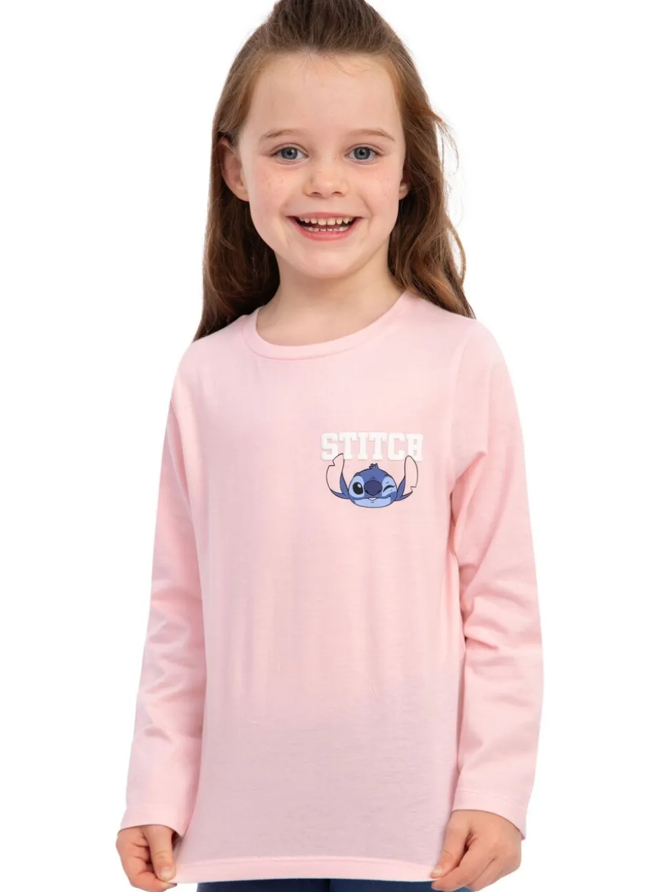 Character Disney Lilo And Stitch Long Sleeve T-Shirt