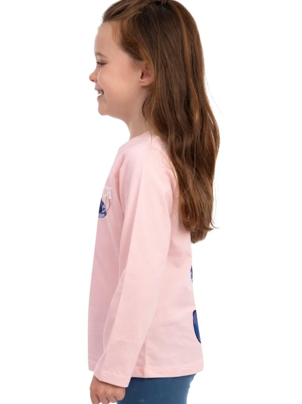 Character Disney Lilo And Stitch Long Sleeve T-Shirt