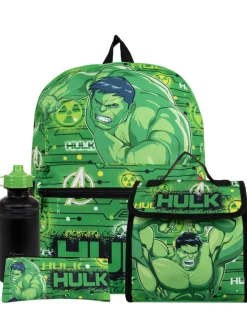 Character Marvel Hulk rugzak, lunchtas en waterfles set