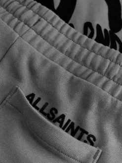 Charcoal Grey/Flocked - smALLSAINTS Orlando T-Shirt and Sweat Shorts Set