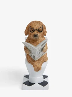 Charlie The Cockapoo Bathroom Toilet Ornament
