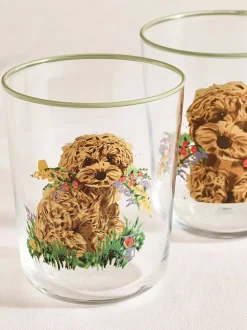 Charlie the Cockapoo Tumbler-glazen set van 4